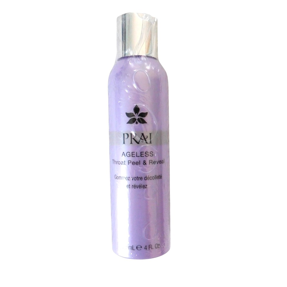 PRAI Ageless Throat Peel & Reveal Exfoliant 4 fl oz‎ / 120mL New Sealed